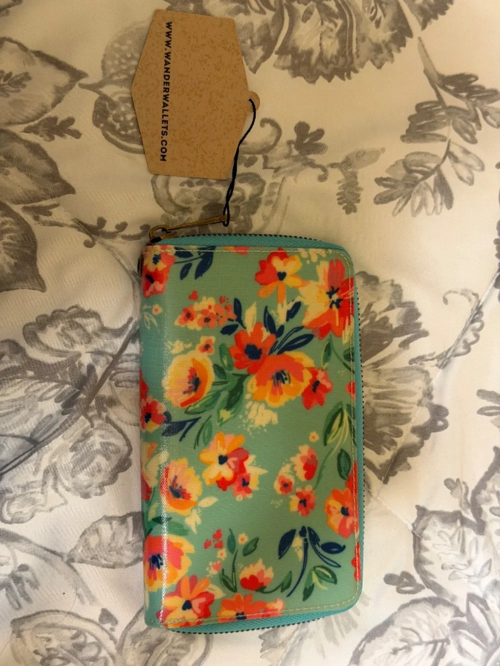 Wander wallet floral